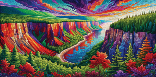 Cliffside Kaleidoscopic: Blomidon Provincial Park, Nova Scotia